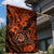 Hawaii Shaka Sign Garden Flag With Polynesian Hibiscus Orange Unique LT01 - Polynesian Pride