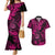 Hawaii Shaka Sign Couples Matching Mermaid Dress and Hawaiian Shirt With Polynesian Hibiscus Pink Unique LT01 Pink - Polynesian Pride