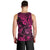 Hawaii Shaka Sign Men Tank Top With Polynesian Hibiscus Pink Unique LT01 - Polynesian Pride