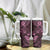 Hawaii Shaka Sign Tumbler With Handle With Polynesian Hibiscus Pink Unique