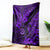 Hawaii Shaka Sign Blanket Polynesian Pattern Purple Version LT01 Purple - Polynesian Pride