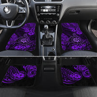 Hawaii Shaka Sign Car Mats Polynesian Pattern Purple Version LT01 Set 4pcs Purple - Polynesian Pride