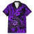 Hawaii Shaka Sign Family Matching Mermaid Dress and Hawaiian Shirt Polynesian Pattern Purple Version LT01 Dad's Shirt - Short Sleeve Purple - Polynesian Pride