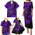 Hawaii Shaka Sign Family Matching Puletasi Dress and Hawaiian Shirt Polynesian Pattern Purple Version LT01 - Polynesian Pride