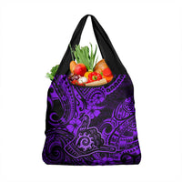 Hawaii Shaka Sign Grocery Bag Polynesian Pattern Purple Version LT01 1-pack One Size Purple - Polynesian Pride