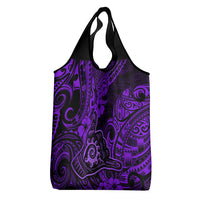 Hawaii Shaka Sign Grocery Bag Polynesian Pattern Purple Version LT01 - Polynesian Pride