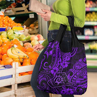 Hawaii Shaka Sign Grocery Bag Polynesian Pattern Purple Version LT01 - Polynesian Pride