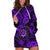 Hawaii Shaka Sign Hoodie Dress Polynesian Pattern Purple Version LT01 Purple - Polynesian Pride