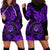 Hawaii Shaka Sign Hoodie Dress Polynesian Pattern Purple Version LT01 - Polynesian Pride