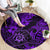 Hawaii Shaka Sign Round Carpet Polynesian Pattern Purple Version LT01 - Polynesian Pride