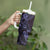 Hawaii Shaka Sign Tumbler With Handle Polynesian Pattern Purple Version