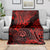 Hawaii Shaka Sign Blanket Polynesian Pattern Red Version LT01 - Polynesian Pride