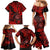 Hawaii Shaka Sign Family Matching Mermaid Dress and Hawaiian Shirt Polynesian Pattern Red Version LT01 - Polynesian Pride