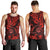 Hawaii Shaka Sign Men Tank Top Polynesian Pattern Red Version LT01 - Polynesian Pride