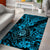 Hawaii Shaka Sign Area Rug Polynesian Pattern Sky Blue Version LT01 - Polynesian Pride