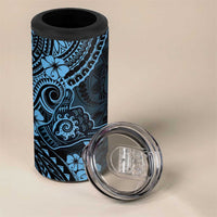 Hawaii Shaka Sign 4 in 1 Can Cooler Tumbler Polynesian Pattern Sky Blue Version LT01 - Polynesian Pride