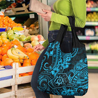 Hawaii Shaka Sign Grocery Bag Polynesian Pattern Sky Blue Version LT01 - Polynesian Pride
