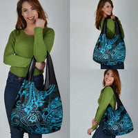 Hawaii Shaka Sign Grocery Bag Polynesian Pattern Sky Blue Version LT01 - Polynesian Pride