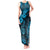 Hawaii Shaka Sign Tank Maxi Dress Polynesian Pattern Sky Blue Version LT01 Women Blue - Polynesian Pride