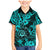 Hawaii Shaka Sign Family Matching Mermaid Dress and Hawaiian Shirt Polynesian Pattern Turquoise Version LT01 Son's Shirt Turquoise - Polynesian Pride