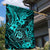 Hawaii Shaka Sign Garden Flag Polynesian Pattern Turquoise Version LT01 - Polynesian Pride