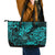 Hawaii Shaka Sign Leather Tote Bag Polynesian Pattern Turquoise Version LT01 - Polynesian Pride