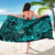 Hawaii Shaka Sign Sarong Polynesian Pattern Turquoise Version LT01 - Polynesian Pride