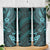 Hawaii Shaka Sign Skinny Tumbler Polynesian Pattern Turquoise Version