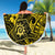 Hawaii Shaka Sign Beach Blanket Polynesian Pattern Yellow Version LT01 - Wonder Print Shop