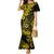 Hawaii Shaka Sign Family Matching Mermaid Dress and Hawaiian Shirt Polynesian Pattern Yellow Version LT01 Mom's Dress Yellow - Polynesian Pride