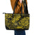 Hawaii Shaka Sign Leather Tote Bag Polynesian Pattern Yellow Version LT01 - Polynesian Pride