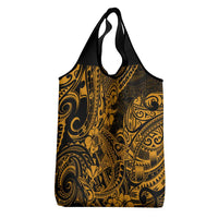 Hawaii Shark Grocery Bag Polynesian Pattern Gold Version LT01 - Polynesian Pride