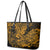 Hawaii Shark Leather Tote Bag Polynesian Pattern Gold Version LT01 - Polynesian Pride