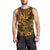 Hawaii Shark Men Tank Top Polynesian Pattern Gold Version LT01 - Polynesian Pride