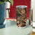 Hawaii Shark Tumbler Cup Polynesian Pattern Gold Version