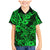 Hawaii Shark Family Matching Mermaid Dress and Hawaiian Shirt Polynesian Pattern Green Version LT01 Son's Shirt Green - Polynesian Pride