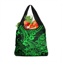 Hawaii Shark Grocery Bag Polynesian Pattern Green Version LT01 1-pack One Size Green - Polynesian Pride