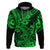 Hawaii Shark Hoodie Polynesian Pattern Green Version LT01 Pullover Hoodie Green - Polynesian Pride