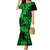 Hawaii Shark Mermaid Dress Polynesian Pattern Green Version LT01 Women Green - Polynesian Pride