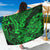 Hawaii Shark Sarong Polynesian Pattern Green Version LT01 One Size 44 x 66 inches Green - Polynesian Pride