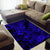 Hawaii Shark Area Rug Polynesian Pattern Navy Blue Version LT01 - Polynesian Pride