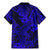 Hawaii Shark Family Matching Mermaid Dress and Hawaiian Shirt Polynesian Pattern Navy Blue Version LT01 - Polynesian Pride