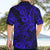 Hawaii Shark Hawaiian Shirt Polynesian Pattern Navy Blue Version LT01 - Polynesian Pride