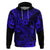 Hawaii Shark Hoodie Polynesian Pattern Navy Blue Version LT01 Pullover Hoodie Blue - Polynesian Pride