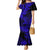 Hawaii Shark Mermaid Dress Polynesian Pattern Navy Blue Version LT01 Women Blue - Polynesian Pride