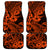 Hawaii Shark Car Mats Polynesian Pattern Orange Version LT01 Orange - Polynesian Pride