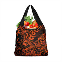 Hawaii Shark Grocery Bag Polynesian Pattern Orange Version LT01 1-pack One Size Orange - Polynesian Pride