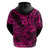 Hawaii Shark Hoodie Polynesian Pattern Pink Version LT01 - Polynesian Pride