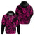 Hawaii Shark Hoodie Polynesian Pattern Pink Version LT01 - Polynesian Pride