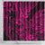 Hawaii Shark Shower Curtain Polynesian Pattern Pink Version LT01 - Polynesian Pride